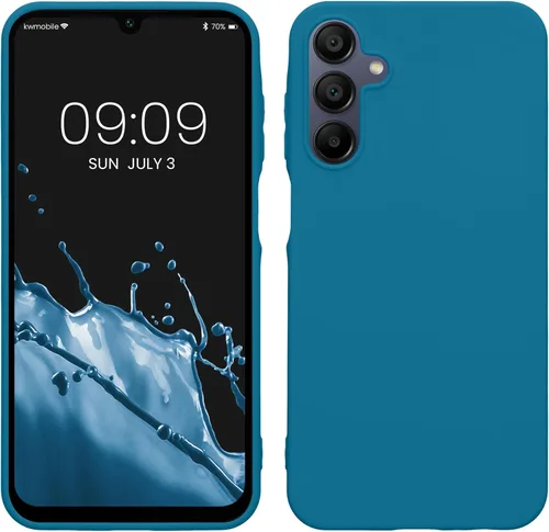 Miniatura 36 de kwmobile Funda compatible con Samsung Galaxy A23 4G / 5G - Funda de silicona TPU metálica suave y delgada - Rojo oscuro metálico
