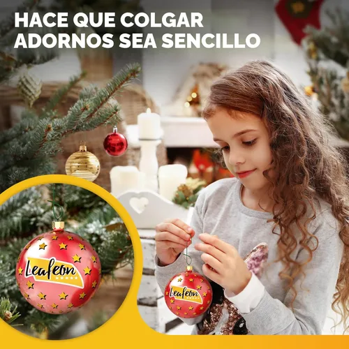 Miniatura 4 de Leafeon Paquete de 150 ganchos para adornos de Navidad, ganchos esenciales para adornos de Navidad, ganchos perfectos para decoración de árboles