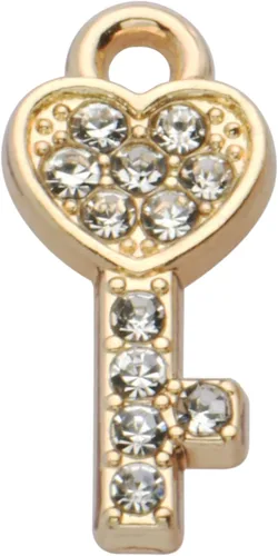 Miniatura 22 de Paquete de 20 dijes de diamantes de imitación chapados en oro, accesorios de cristal para collares, pulseras, joyería, manualidades, bricolaje