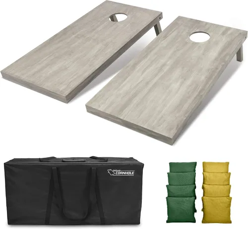 Miniatura 53 de GoSports Juego de tablas de cornhole de madera de tamaño reglamentario de 4 x 2 pies, incluye funda de transporte y bolsas de frijoles