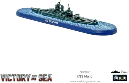 Miniatura 3 de Warlord Victory at Sea USS Idaho US Navy for Victory at Sea WWII - Kit de plástico para acorazado de la Segunda Guerra Mundial 742412052, grande