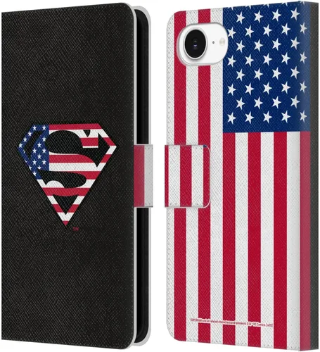 Miniatura 85 de Head Case Designs Funda de piel con licencia oficial de Superman DC Comics con logotipos negros y rojos compatible con Apple iPhone 11