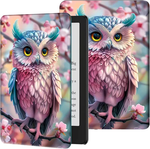 Miniatura 12 de Funda para Kindle de 6 pulgadas (11.ª generación, versión 2024/2022) delgada de piel sintética, ajustable, multiángulo, Smart Shell con función