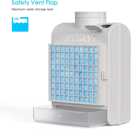 Miniatura 4 de FUNMAS Ventilación 3 en 1 para secadora interior + paquete de 10 filtros de repuesto FUNMAS