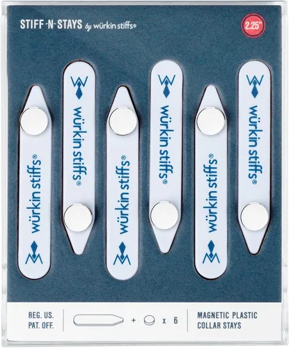 Miniatura 11 de Würkin Stiffs Varillas Magnéticas de Plástico para Cuello Como se Vio en Shark Tank Insertos de Cuello Stiff-N-Stays
