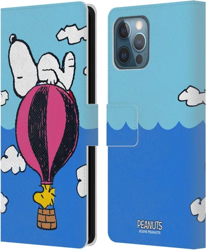 Miniatura 56 de Head Case Designs Funda de piel con licencia oficial de Peanuts Snoopy & Woodstock Balloon Halfs and Laughs para Apple iPhone 7/8/SE 2020 y 2022
