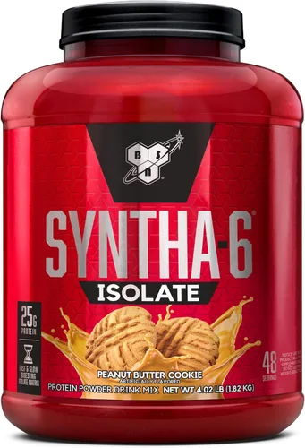Miniatura 15 de BSN SYNTHA-6 - Proteína aislada en polvo, proteína de mantequilla de maní en polvo con aislado de proteína de suero, aislado de proteína de leche