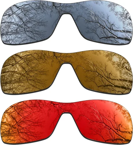 Miniatura 20 de ToughAsNails 3 pares de lentes polarizadas de repuesto para Oakley Antix Pack