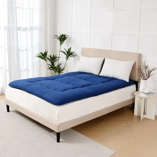 Miniatura 5 de Colchón de futón grueso para dormir, colchón plegable para adultos, niños, tapete de tatami, colchón de campamento, viaje por carretera, tapete