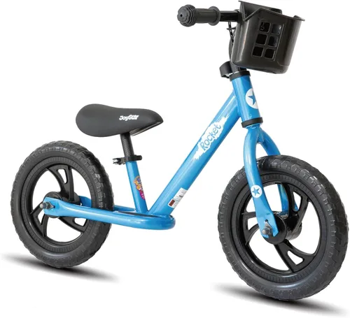 JOYSTAR Bicicleta de equilibrio de 12/14 pulgadas para niños de 18 meses a 5 años, bicicletas de equilibrio ligeras para niños pequeños con Azul