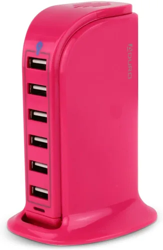 Miniatura 8 de Aduro - Estación de carga de 6 puertos USB 40W de escritorio, para iPhone, iPad, tabletas y smartphones con Smart Flow