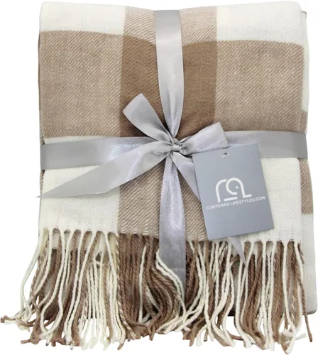 Miniatura 9 de Mantas – Manta de Cuadros Búfalo – Manta Clásica Decorativa – Cómoda y Ultra Suave – Ligera y para Interiores y Exteriores – Ideal para Sala