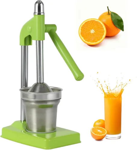 Exprimidor manual de hierro fundido, exprimidor manual de cítricos de acero inoxidable resistente, exprimidor de frutas para limón, naranja,