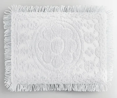 Montgomery Ward Fundas de Almohada para Cama - 100% Algodón, Suave y Acogedor Diseño Floral con Flecos, Funda de Almohada Decorativa con Mechones,