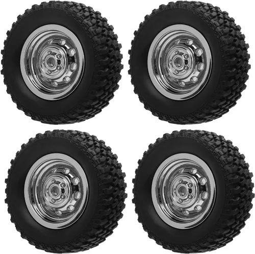 Miniatura 9 de Neumáticos de automóvil a control remoto, juego de 4 piezas de goma duradera, neumáticos de repuesto para vehículos RC, MN78 112 compatibles