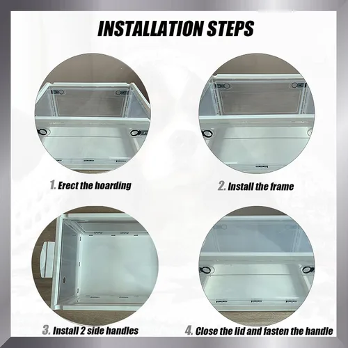 Miniatura 6 de Tratamiento de respiración para atomización de mascotas, incubadora de guardería, caja de terapia de oxígeno ideal para perros, gatos, gatitos