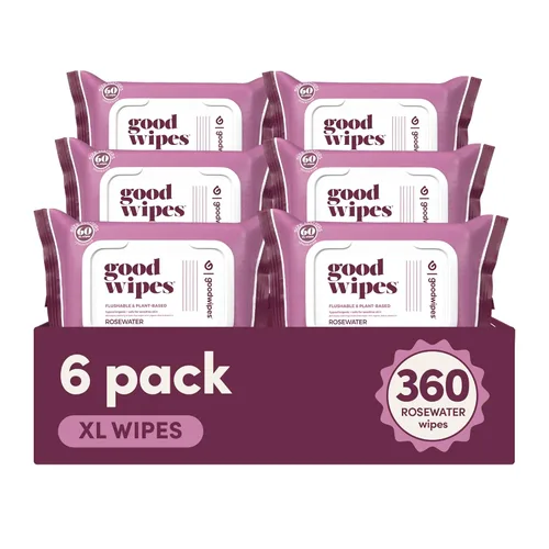 Miniatura 8 de goodwipes Toallitas desechables para glúteos hechas con vitamina E y aloe, dispensador de toallitas húmedas suaves y suaves para uso doméstico