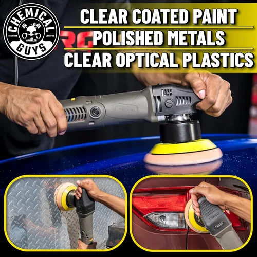 Miniatura 8 de Chemical Guys TORQX Pulidora de doble acción orbital aleatoria para automóviles – Bufadora profesional para camiones y SUV – Motor de 700W, órbita