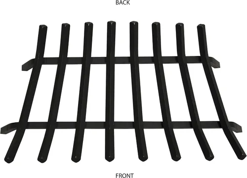 Miniatura 2 de Rejilla para chimenea de Pleasant Hearth de acero compacto prémium con barras de 3/4 de pulgada, Acero, Negro, 30 - pulgadas