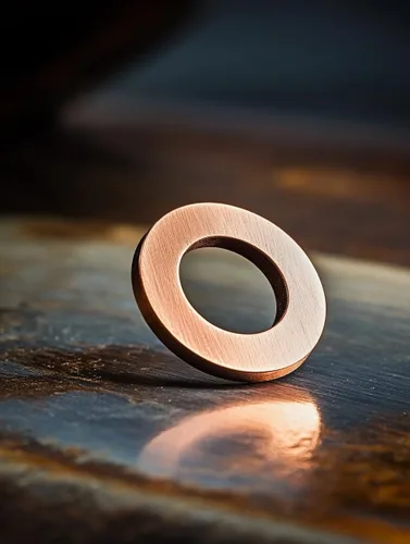 Miniatura 6 de Anillo de sellado de cobre para arandela plana M6, 0.236 in ID 0.394 in OD 0.039 in espesor métrico junta de sellado métrico, 100 piezas