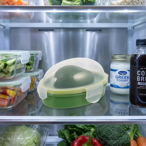 Miniatura 2 de DOITOOL Aguacate Keeper, contenedor de almacenamiento de aguacates, soporte reutilizable para ahorrador, recipiente de silicona para refrigerador