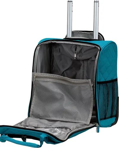 Miniatura 30 de Rockland Melrose - Maleta con ruedas, de porte vertical, para caber debajo del asiento, Rojo), BF31-RED