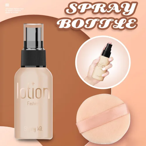 Miniatura 6 de Juego de kits de maquillaje, juguetes de maquillaje de simulación para niñas de más de 3 años (no contiene cosméticos reales) (negro)