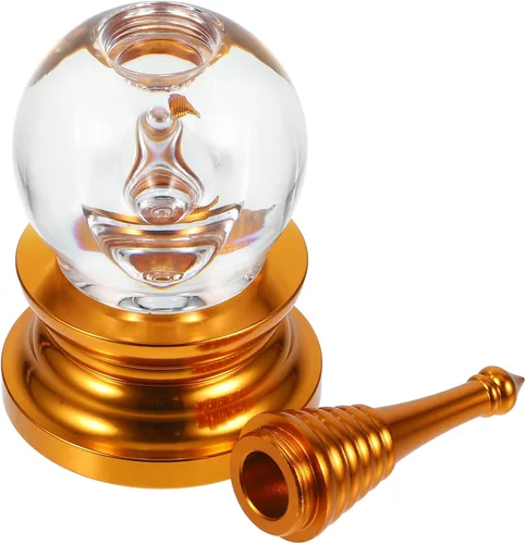Miniatura 8 de Adornos de estupa, suministros de Buda, estatua de cristal de estupa acrílica, torre budista de Sarira, estatua zen, decoración de meditación