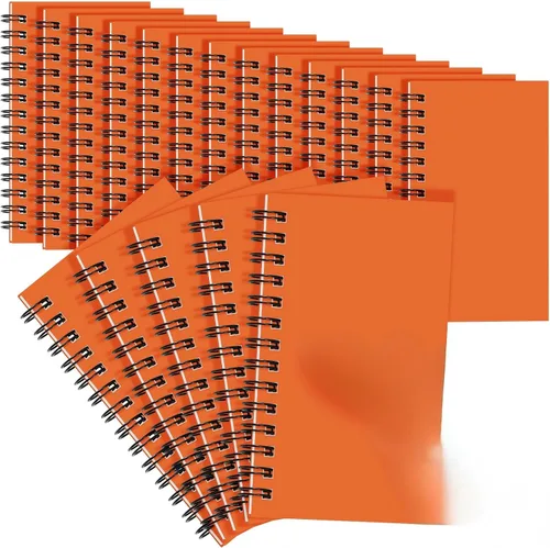 Miniatura 27 de Jutom 18 piezas de pequeños cuadernos en espiral, blocs de notas 3x5 a granel, pequeños cuadernos de bolsillo, mini blocs de notas con páginas