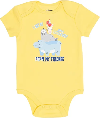 Miniatura 5 de Lyrics by Lennon and McCartney Baby 5 Pack Bodysuits Newborn to Infant
