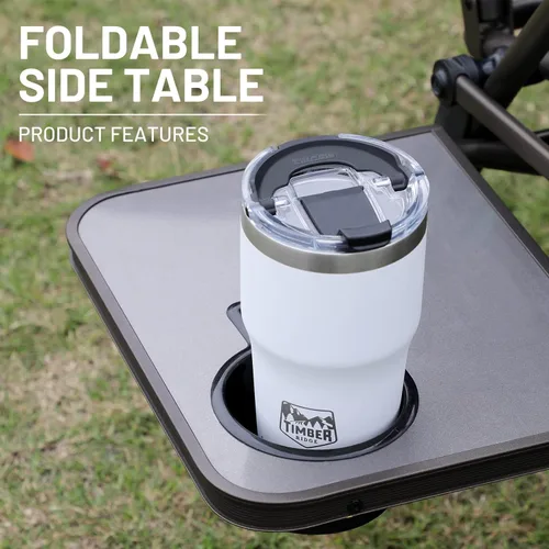Miniatura 9 de TIMBER RIDGE Silla reclinable de gravedad cero extra grande, de 33 pulgadas de ancho XXL, con mesa auxiliar, silla de salón acolchada completa
