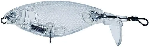 Miniatura 4 de Paquete de 10 sin pintar DIY en blanco señuelo cuerpo Crankbait 3.1 in/0.35 oz Pesca Wobbler Bass Fish Bait DT93