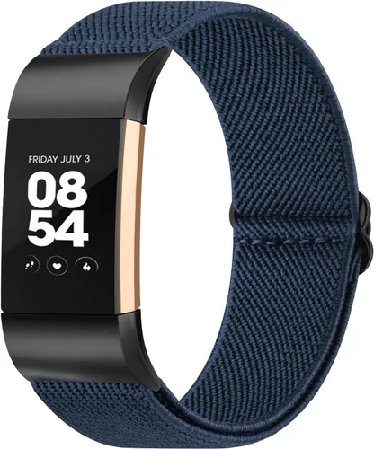 Miniatura 9 de Oumida Correa elástica de nailon solo compatible con Fitbit Charge 2 bandas para mujeres y hombres, correas deportivas trenzadas suaves ajustables