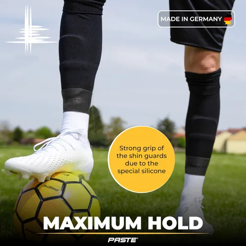 Miniatura 5 de PASTE ® Correas para Espinilleras de Fútbol de Silicona para Hombres, Mujeres y Jóvenes