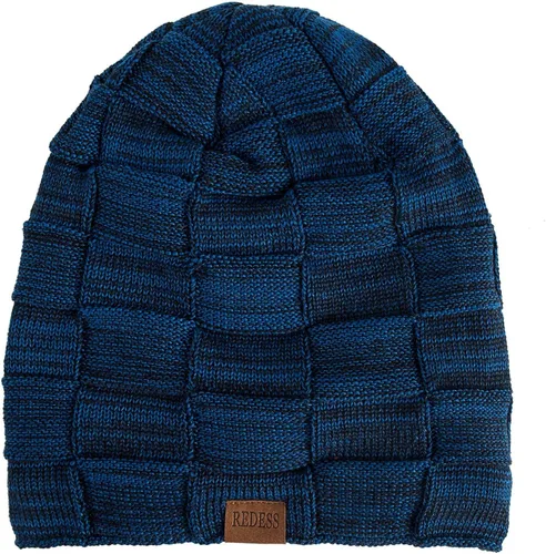 Miniatura 2 de REDESS Gorro para hombre y mujer gorro de invierno cálido gorro de punto holgado grueso