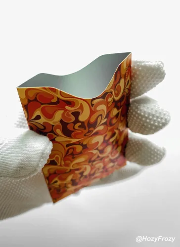 Miniatura 4 de 8 fundas de bloqueo RFID, soporte antirrobo, protector de tarjeta de crédito, fácil de reconocer, diferentes diseños y artes, rojo y rosa