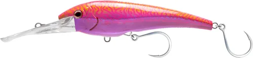 Miniatura 39 de Nomad Design DTX Minnow con sistema patentado Autotune - Acción de natación de pez cebo envejecido, BKK Diablo Caballa Rosa Caliente