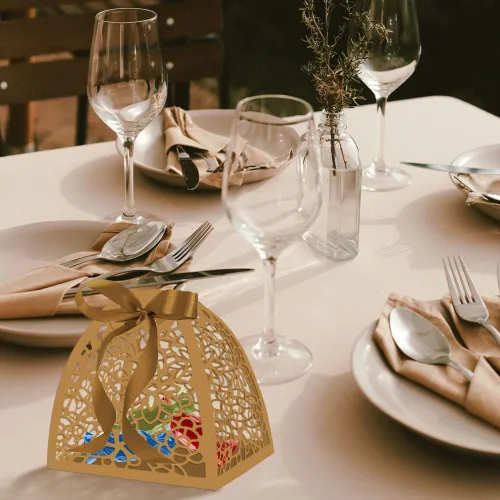 Miniatura 3 de GLOBLELAND Troqueles de corte de caja de dulces de flores para hacer tarjetas, 3D, troqueles de corte para manualidades, álbumes de recortes