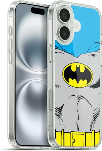 Miniatura 265 de Head Case Designs Funda de gel con licencia oficial de Batman DC Comics Bat Signal Logos [protección de grado militar] compatible con Apple iPhone 7