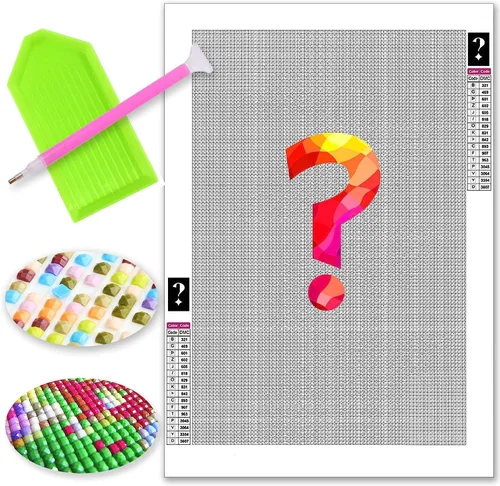 Miniatura 2 de LOMSIOY Kits de pintura de diamantes misteriosos 5D DIY Pintura al azar animal con diamantes Arte misterioso cuadrado completo taladro, bordado