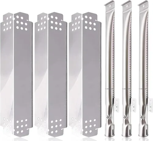Miniatura 12 de Piezas de repuesto para parrilla Home Depot Nexgrill 720-0830H 720-0783E 720-0888 720-0888N 720-0864 720-0864M, escudos de placa térmica de acero