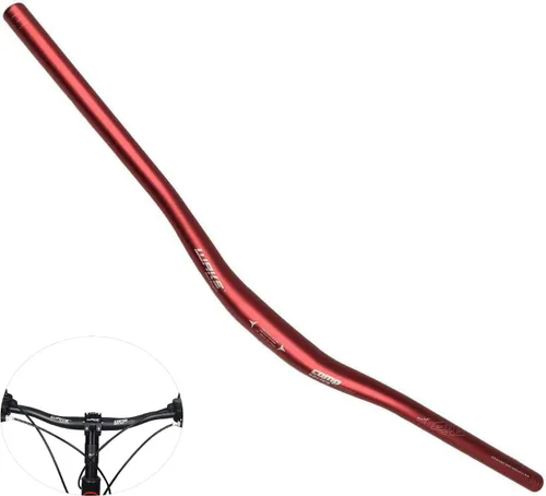 Miniatura 12 de Wake 31,8 mm de manillar de bicicleta de montaña MTB, manillar elevador de bicicleta de montaña de aleación de aluminio, extra largo, 720/780 mm