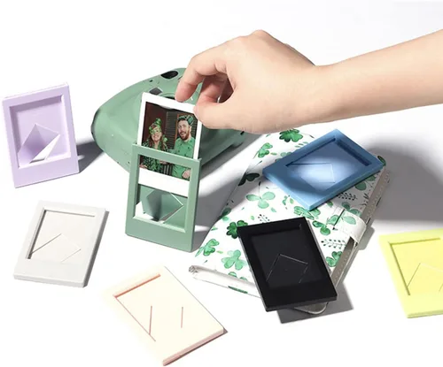 Miniatura 6 de Marco de fotos con soporte para Fujifilm Instax Mini 99 12 40 11 9 8 7+ 7s Evo Instant Camera Films Mini Link Smartphone Impresora Accesorios Fotos