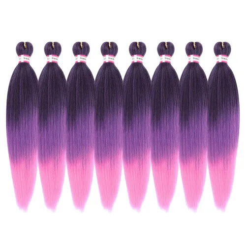 Miniatura 30 de Extensiones de cabello para trenzar preestiradas, color negro, 12 pulgadas, 8 paquetes de cabello natural para trenzar, fácil trenza, ajuste de agua