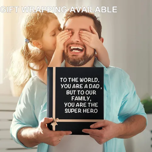 Miniatura 2 de Regalos de cumpleaños para papá de hija hijo, regalos del día de San Valentín de hija e hijo, el mejor regalo para papá para papá, bandeja de piel