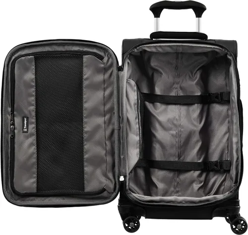 Miniatura 7 de Travelpro Tourlite Softside - Maleta expandible con 4 ruedas giratorias, maleta ligera, para hombres y mujeres, Negro