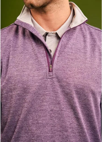 Miniatura 2 de Long Sleeve Golf Shirt Men 14 Zip Pullover Mens Long Sleeve Sun Protection Shirts UPF 50 Lightweight Athletic Pullover