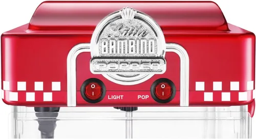 Miniatura 7 de Great Northern - Máquina de crispetas 6072 de estilo italiano retro Little Bambino, Bambino, Rojo