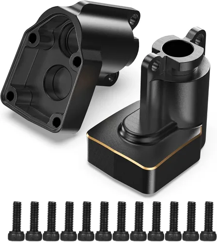 Miniatura 2 de Juego de piezas de actualización de carcasa de eje de portal trasero para UTB18 1/18 RC Crawler Car - Hecho de latón, mecanizado CNC de alta