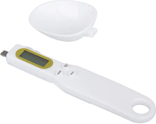 Miniatura 4 de Cuchara de báscula de alimentos, báscula digital de cocina de alta precisión a pequeña escala con función de tara, pesaje y medición de ingredientes